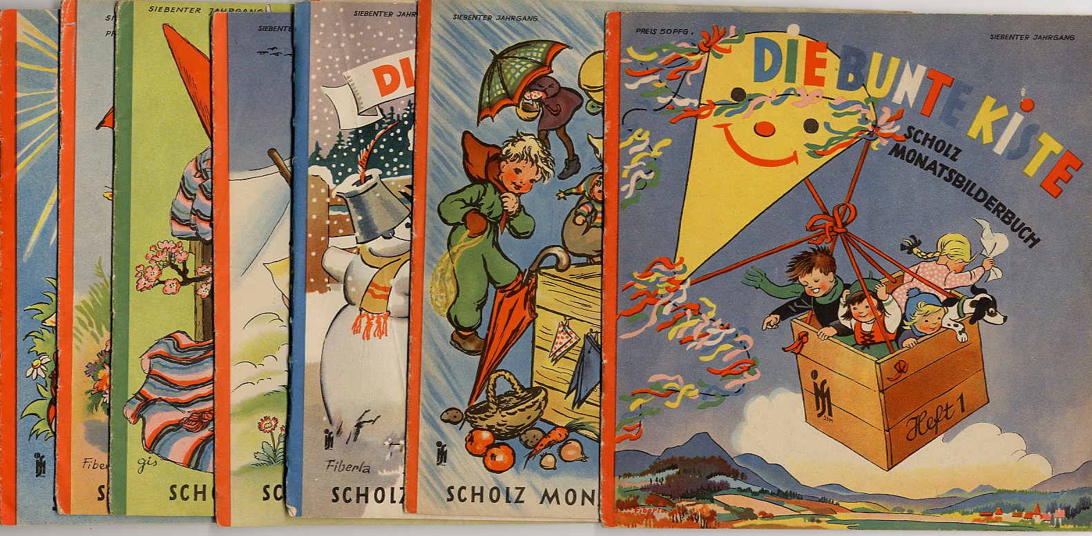 Die bunte Kiste. Scholz Monatsbilderbuch.