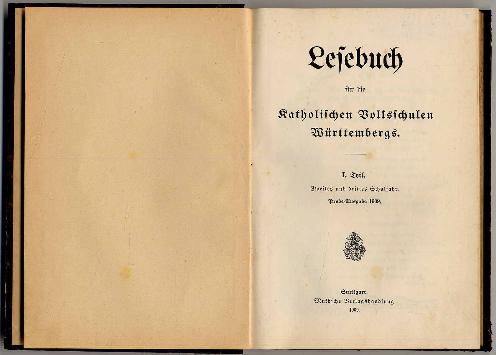 Lesebuch für die katholischen Volksschulen Württembergs.