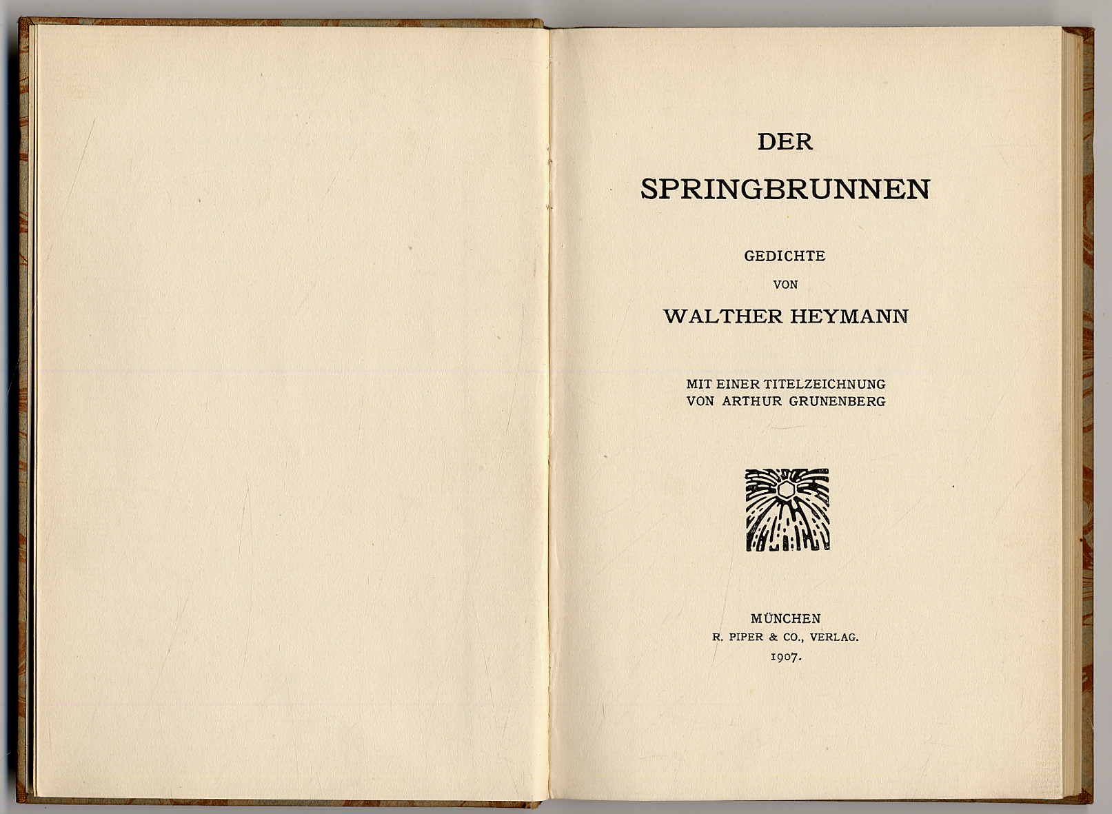 Heymann, Der Springbrunnen.