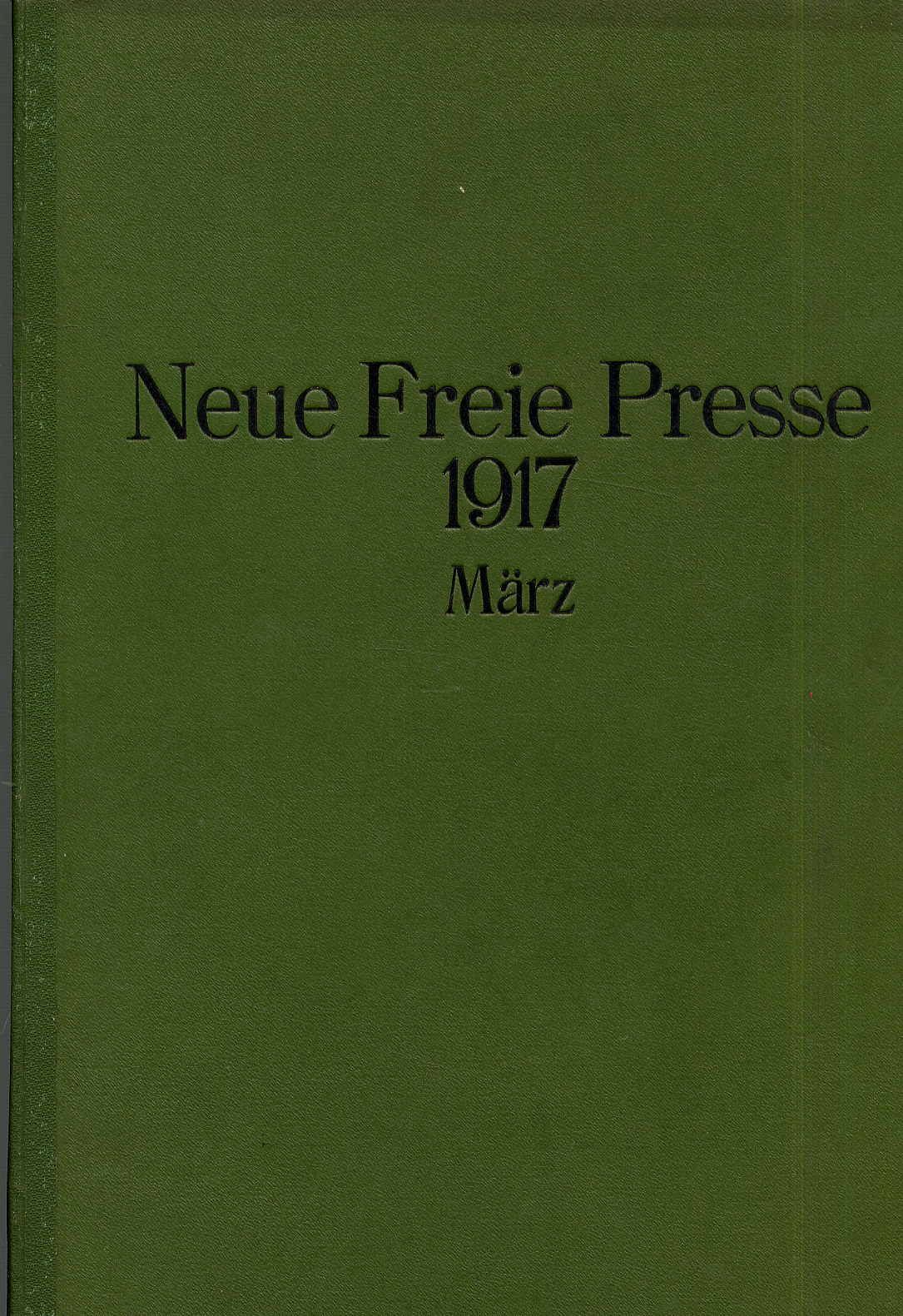 Neue Freie Presse.