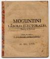 [Frischmann, Moguntini labores electorales praevii & electorii. Cassiodor. lib.